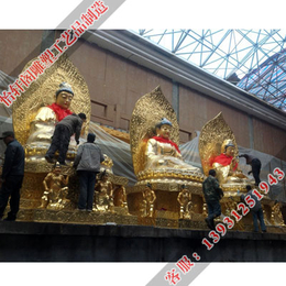 上海西方三圣铜像-怡轩阁雕塑