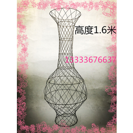  四川紫薇花瓶花瓶骨架1.6米 各规格花瓶骨架磨具 编花瓶骨架