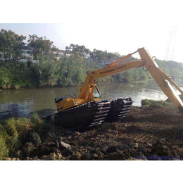 湿地挖掘机出租租赁水上挖掘机出租租赁
