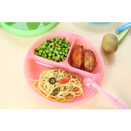 湖南硅胶儿童餐盘-浙江北星科技款式新颖-硅胶儿童餐盘订做