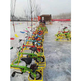 儿童*冰上自行车冰上户外运动冰车冬季滑冰滑雪车厂家供应