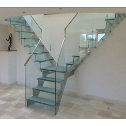 玻璃楼梯厂商-晋瑶木业-信赖推荐-葫芦岛玻璃楼梯