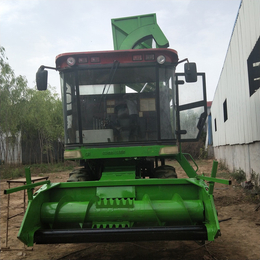 新款全自动牧草粉碎青储机 养殖*地滚刀式小麦秸秆收割青贮机