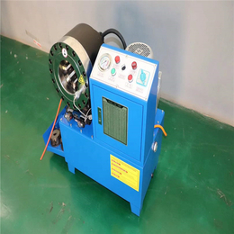  浙江地区生产高压油胶管锁管机 钢管压管机的厂家