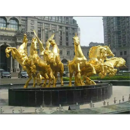 景观铜马-天顺雕塑-永州铜马