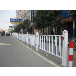 铁力人行道隔离护栏-中泽丝网-半封闭人行道隔离护栏安装