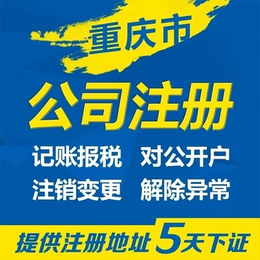 重庆忠县营业执照  公司注册 许可证代理缩略图