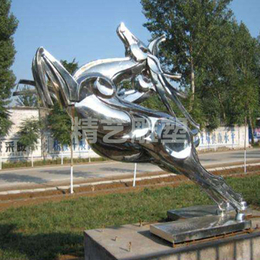雅安不锈钢雕塑安装-精艺雕塑生产厂家-抽象不锈钢雕塑安装