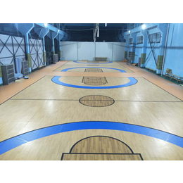 北京篮球场PVC地胶室内运动木纹塑胶地板