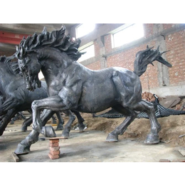 广西马雕塑-实力商家-玻璃钢彩绘马雕塑