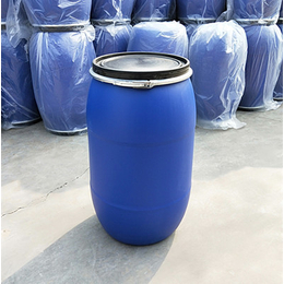 供应200升开口塑料桶200公斤法兰抱箍桶