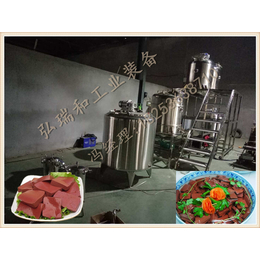 全自动鸭血豆腐设备_猪血生产加工流水线设备_血豆腐
