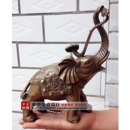 中正铜雕(在线咨询)-铜大象-厂家*铜大象