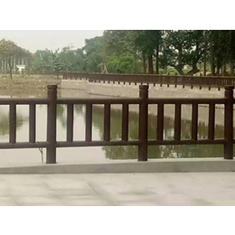 水库堤坝水泥仿木栅栏-仿木-广东二十年厂家批发零售