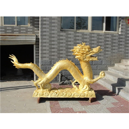 博轩雕塑-苏州公园铜龙雕塑定做