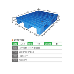 毕节塑料托盘-毕节塑料托盘价格-君众包装(****商家)