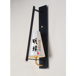 新中式壁灯全铜中国风家用客厅灯现代简约楼梯过道墙灯卧室床头灯