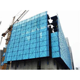 爬架网厂家-有规模-蓝色建筑爬架网厂家