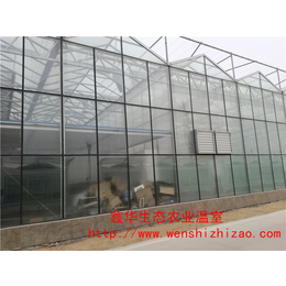 玻璃温室大棚 畜牧养殖玻璃温室 热镀锌加固钢结构大棚