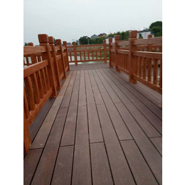芜湖仿木护栏-顺安景观栏杆(图)-混凝土仿木护栏