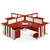 实木办公桌椅-【马头办公家具】-安徽实木办公桌椅厂家货源缩略图1