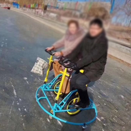 滑冰车冰爬犁冰上自行车单人双人冰上自行车滑冰滑雪设施器材批发