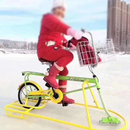 冰雪娱乐园设备 雪上自行车 冰上自行车 冰雪两用自行车缩略图