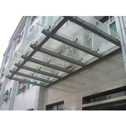 宁波玻璃雨棚设计-永坚门窗(在线咨询)-玻璃雨棚