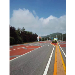 泰州彩色防滑路面-弘康彩色路面-桥面彩色防滑路面