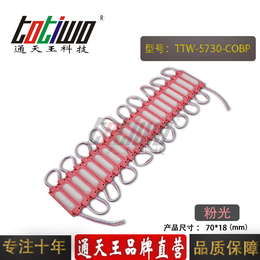 COB模组灯箱广告牌发光字5730高亮注塑防水粉色