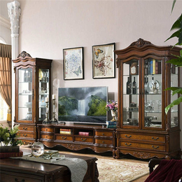 广东电视墙价格-卫诗理家具品质保证-美式电视墙价格