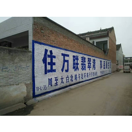 西安墙体广告万水千山粽是情西安新农村标语