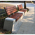 供应厂家*室外设施园艺场地实木座椅_公园木质公共坐凳缩略图3