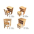 木质学生课座椅缩略图1