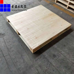 青岛港口定制木盘子 打托缠膜用木托板集装箱标准尺寸