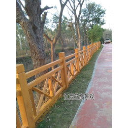 江西萍乡上栗县河道仿木护栏采购项目招标 江西仿木栏杆工程案例