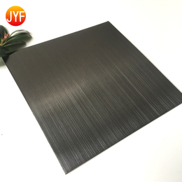 不锈钢彩色板 定制304不锈钢黑钛板 拉丝无*色油板厂家