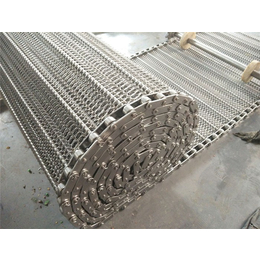 冲孔钢板式传送带厂家-济南不锈钢网带-不锈钢网链生产厂家