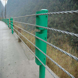 供应厂家*桥梁道路绳索护栏防护安全