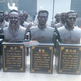 恒保发铜雕厂支持定制-贵州胸像雕塑-名人胸像雕塑