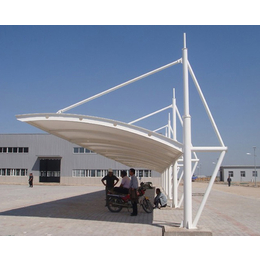 拉膜结构自行车棚工程-安徽蓝博-吉林膜结构自行车棚