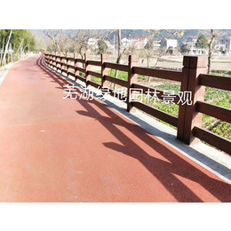 杭州仿木栏杆-国尔园林景观-仿石仿木栏杆制作