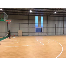 悬浮拼装地板篮球场-天津长友-天津篮球场