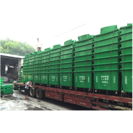 240L塑料垃圾桶家用摇盖垃圾桶 分类干湿分离垃圾桶孝感厂家