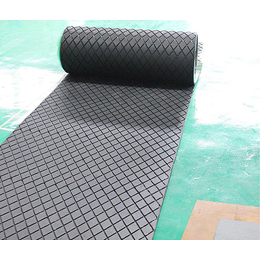 滚筒包胶菱形胶板(图)-冷粘菱形胶板-菱形胶板