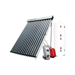 太阳能热水器安装图-太阳能热水器-中气能源