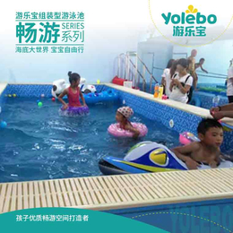 青海多功能水育早教游泳池恒温室内组装池大型早教游泳池