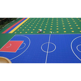 特冠体育设施公司(图)-悬浮地板*园地面-吉安市悬浮地板