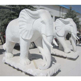 盛晟雕塑-天津大理石石雕大象价格