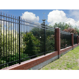 阳江小区铁艺围栏定做 学校围墙栏杆款式 广州锌钢护栏生产工厂